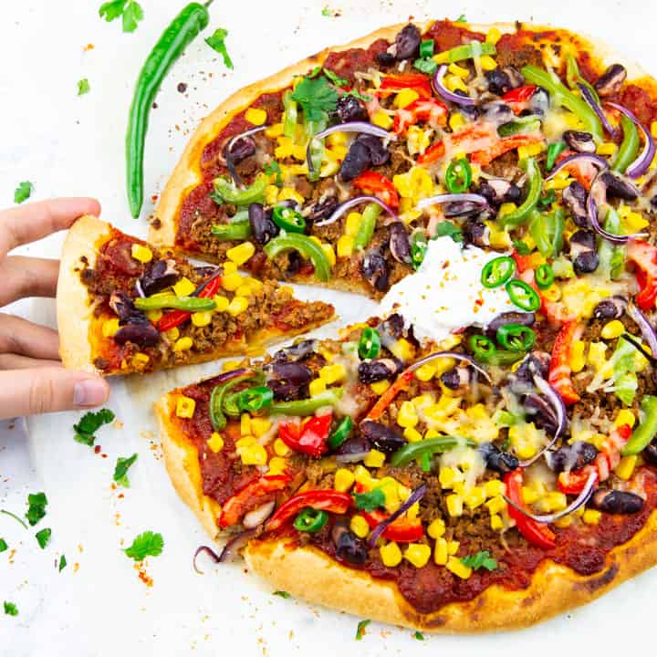 Veg Mexican Pizza 