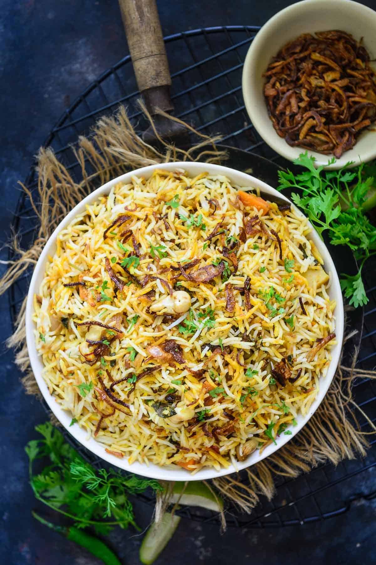 Veg Hyderabadi Biryani