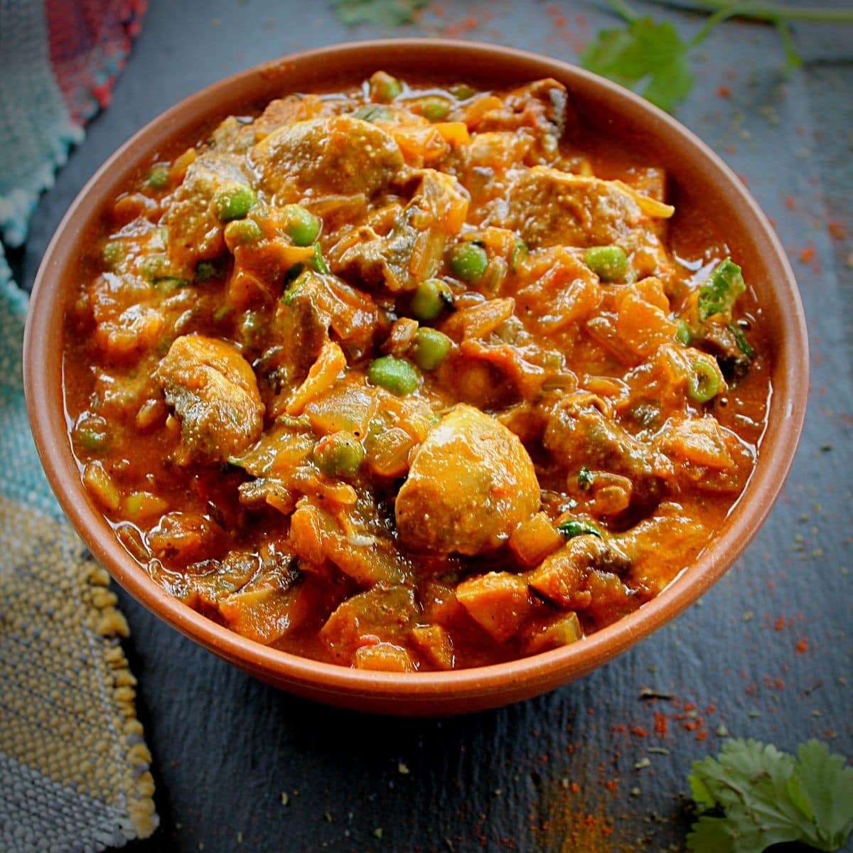 Mushroom Kadahi 