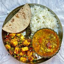 Mix veg paneer Thali