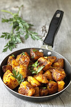 Fried aloo