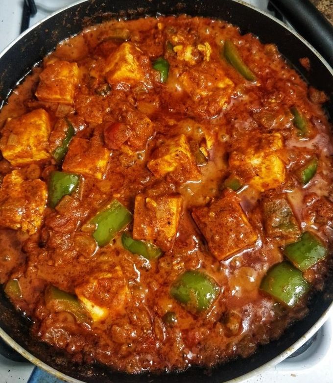 Paneer tawa masala
