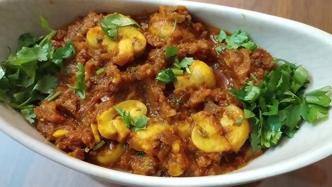 Mushroom masala with mix veg