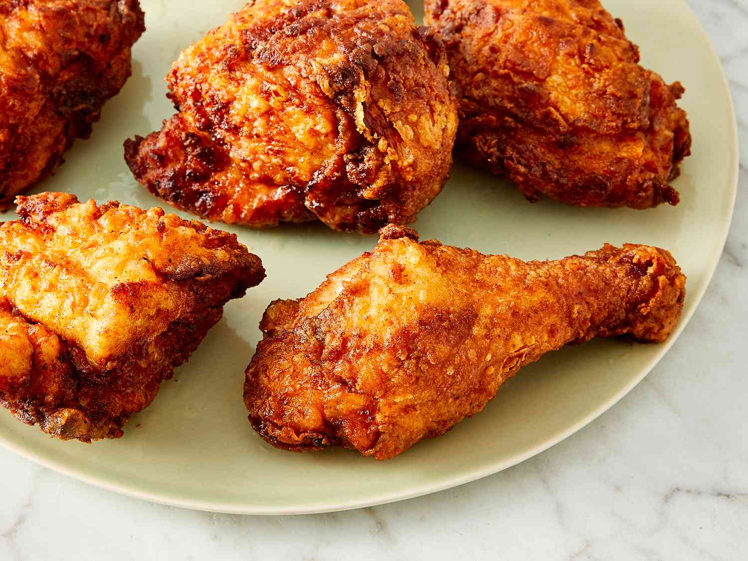 Chicken oil fried