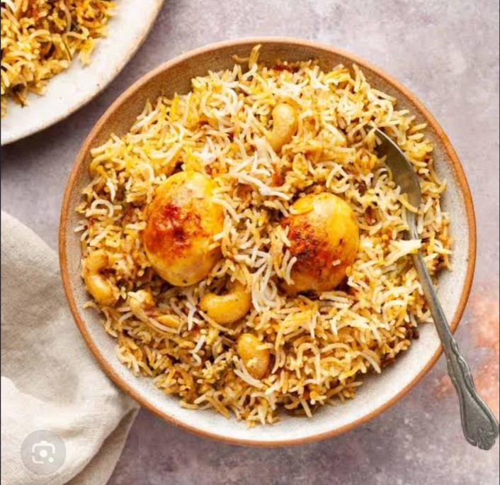 Egg biryani