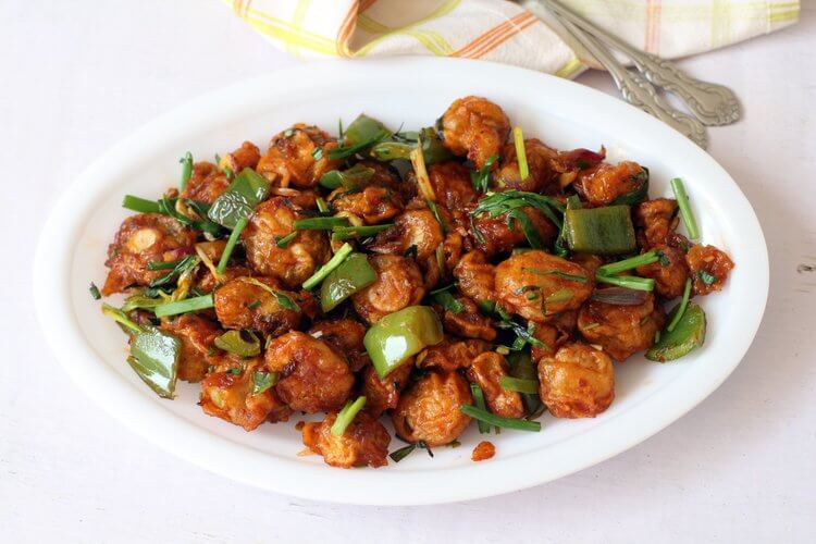 Mushroom chilli