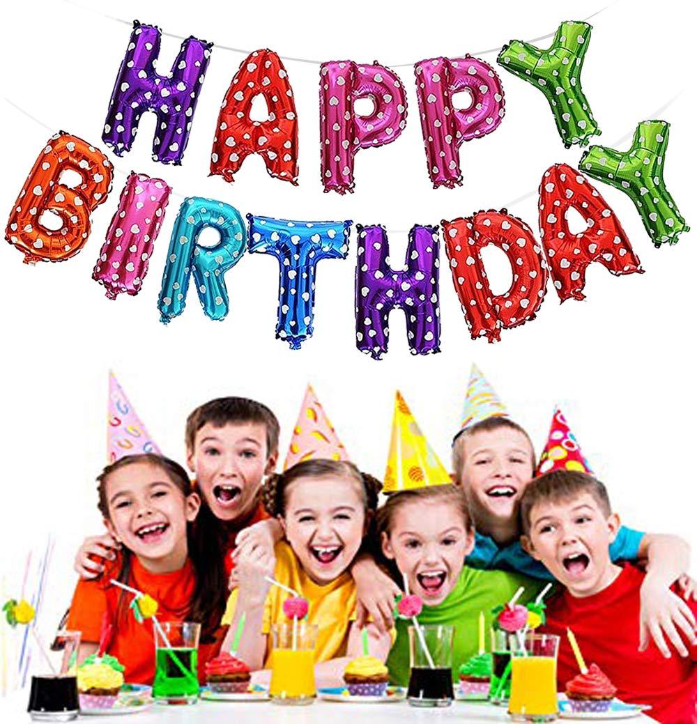 Birthday 13 pcs foil balloon