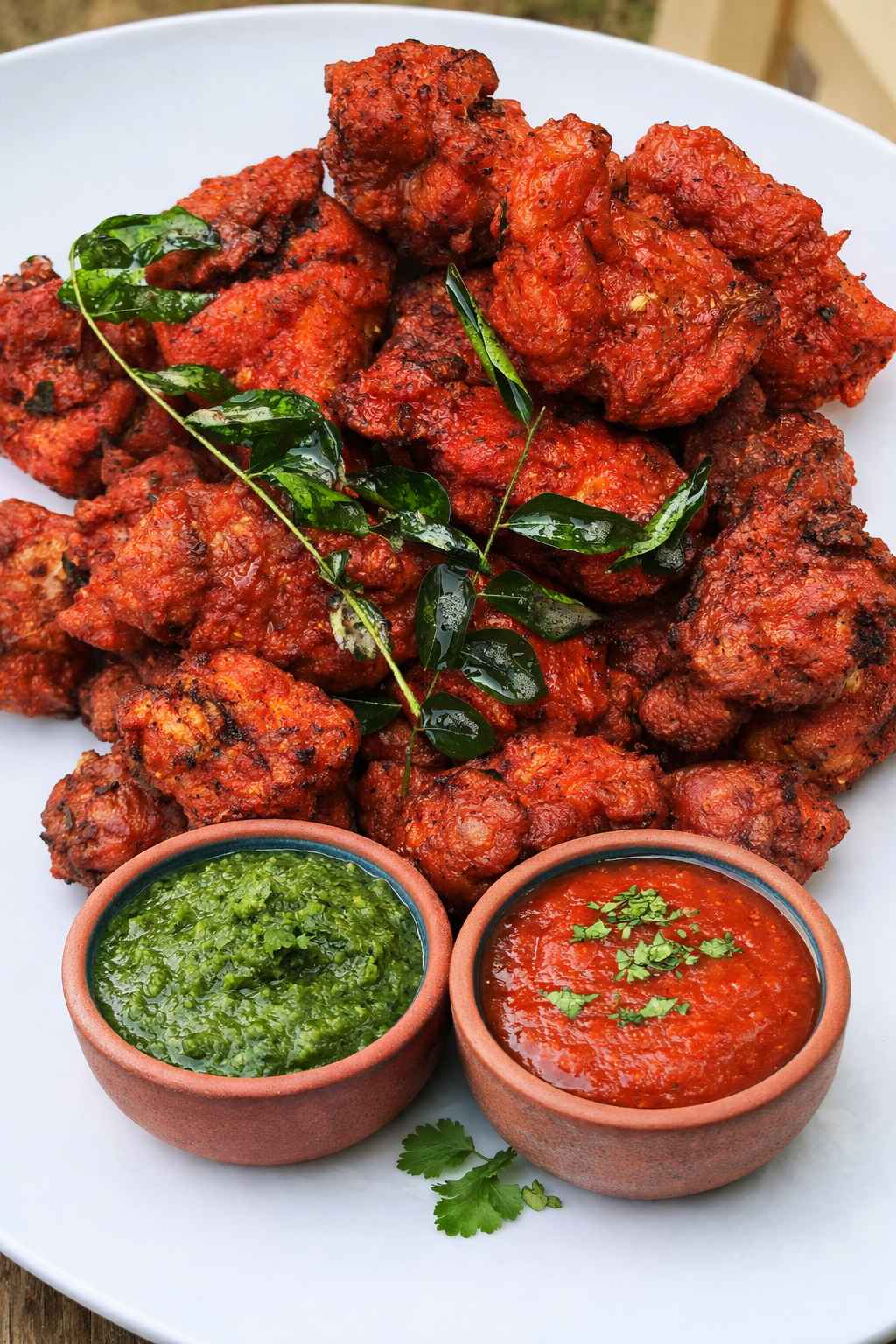 Boneless chicken pakoda