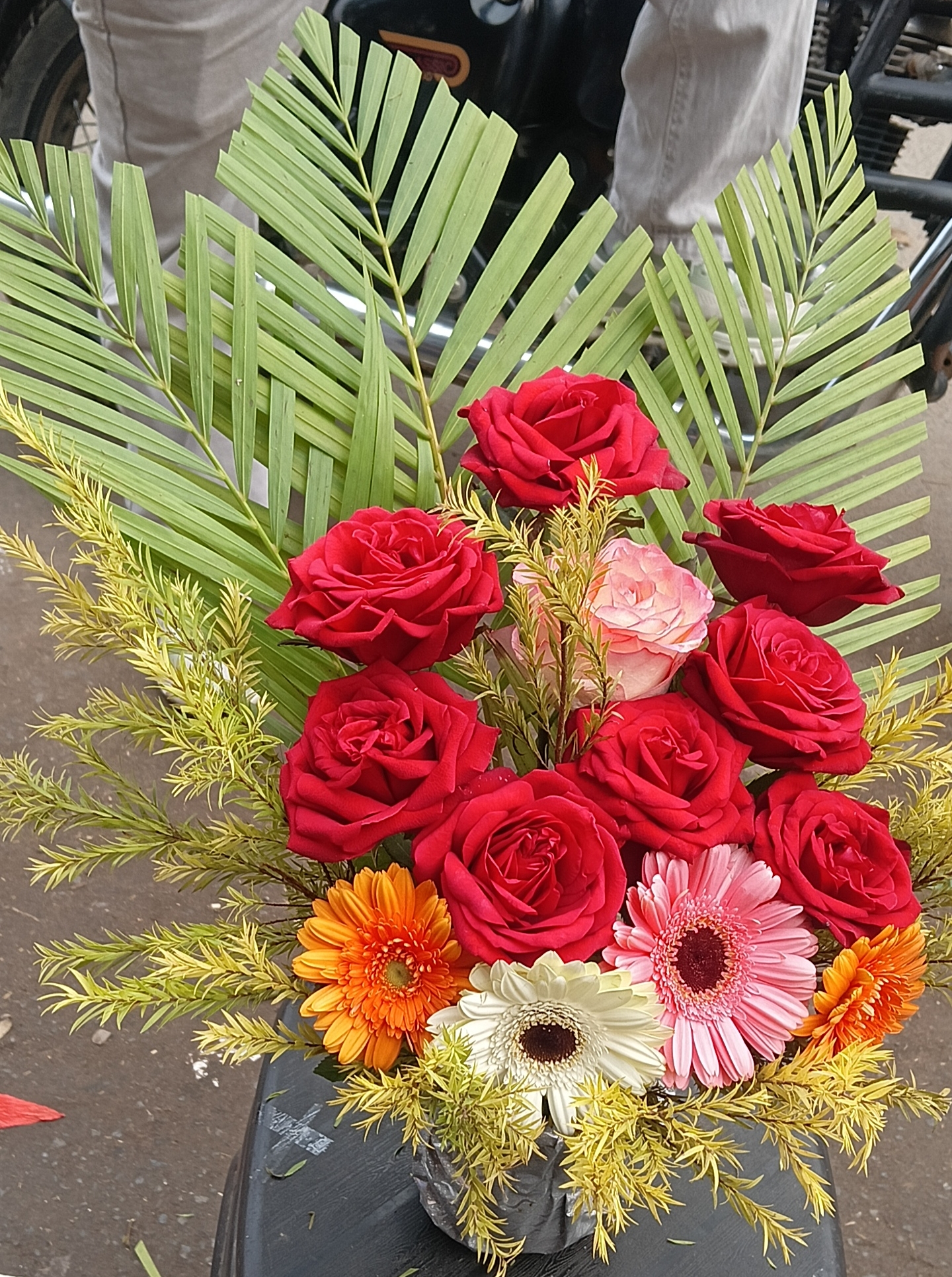 Basket bouquet 
