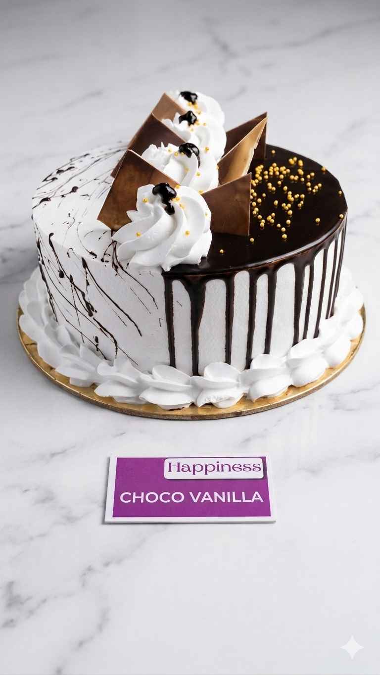 Choco vanilla cake